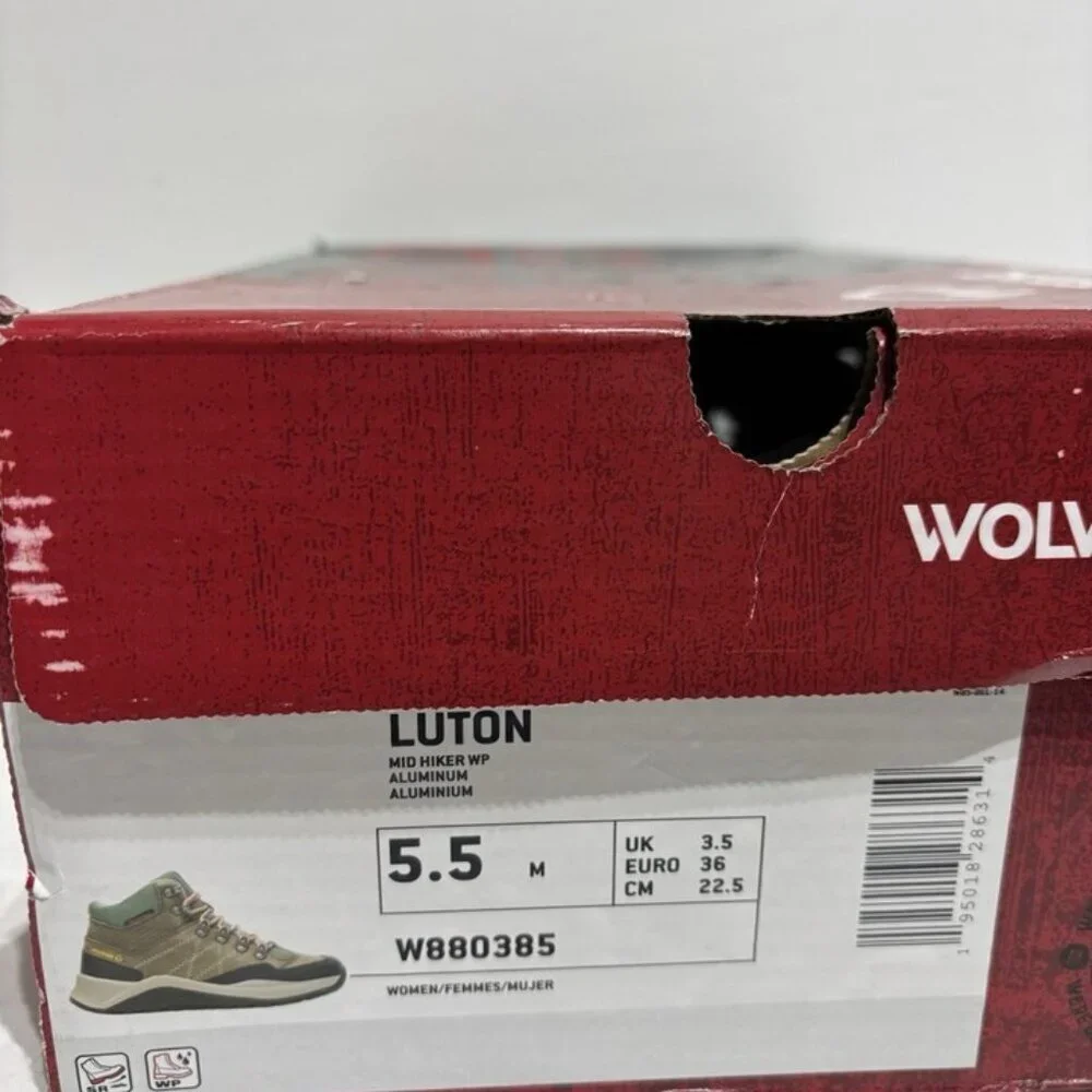 Wolverine Women’s Luton Mid Hiker Waterproo Boots, Size 5.5 M